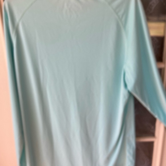 Aqua Long Sleeve Women's Top - Picture 3 of 6